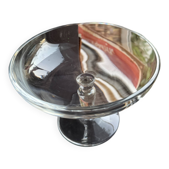 Baccarat Vence footed cup stamped in box