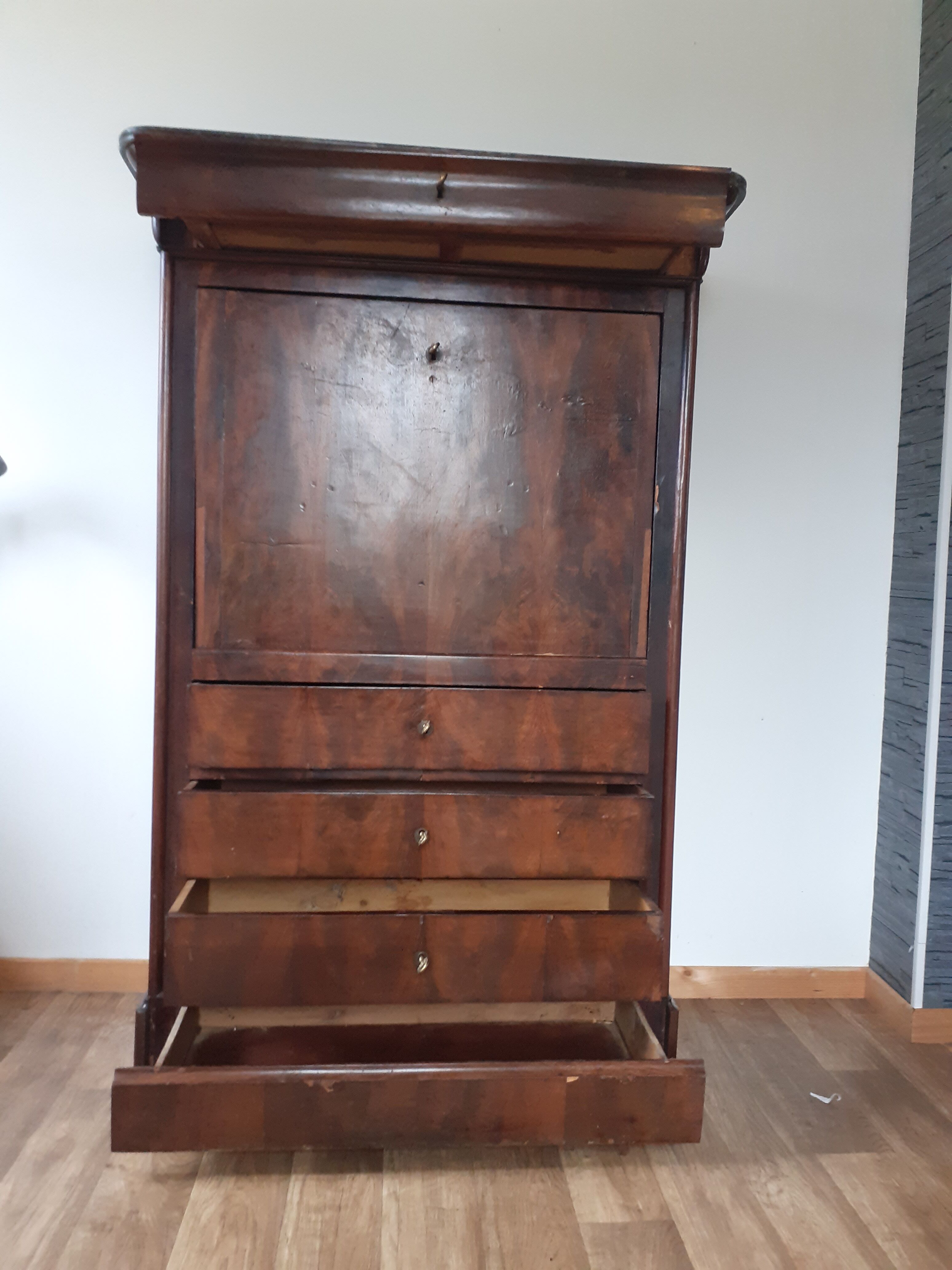 Louis Philippe mahogany secretary