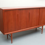 1960s teak sideboard Axel Christensen with sliding doors