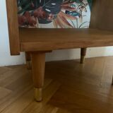 Scandinavian wood bedside