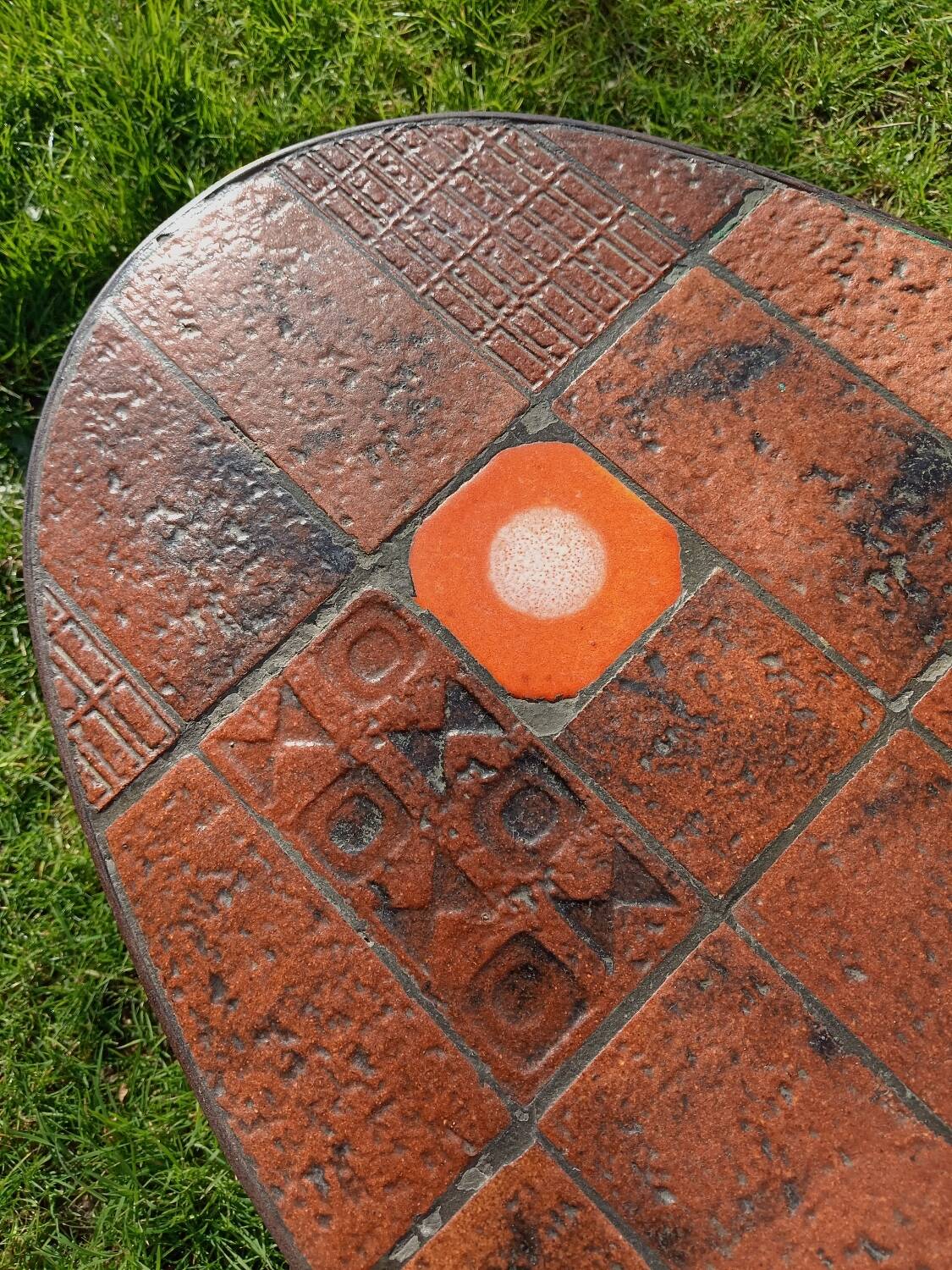 Vintage coffee table by Jean Jaffeux