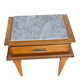 Art Deco bedside tables with marble tops, 1930s, set of 2