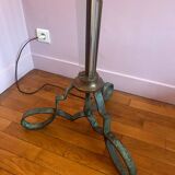 Vintage floor lamp from the 40s and 50s by Genet and Michon