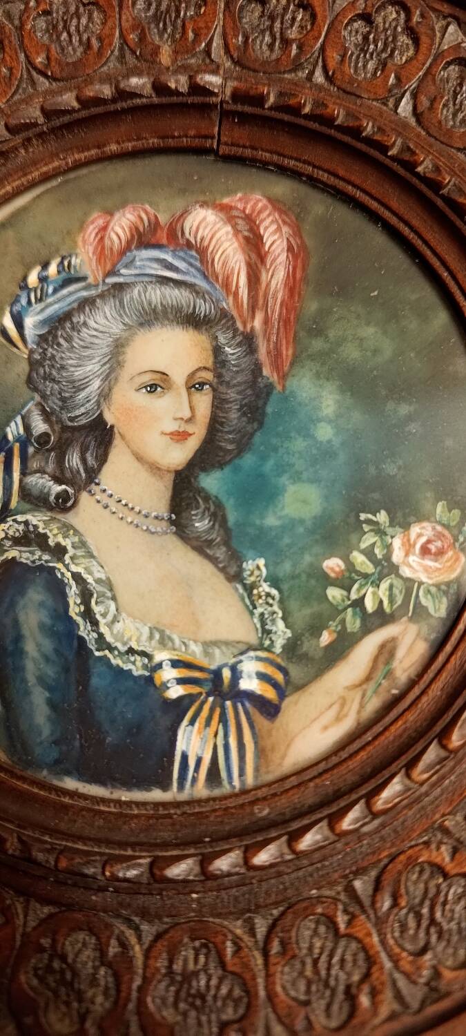 Marie Antoinette miniature painting