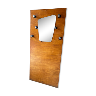 Entrance wall coat rack 191x85cm 1950s