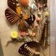 Cadre vitrine papillons