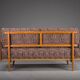 Vintage cherrywood and wool daybed from Knoll Antimott, 1950s-1960s