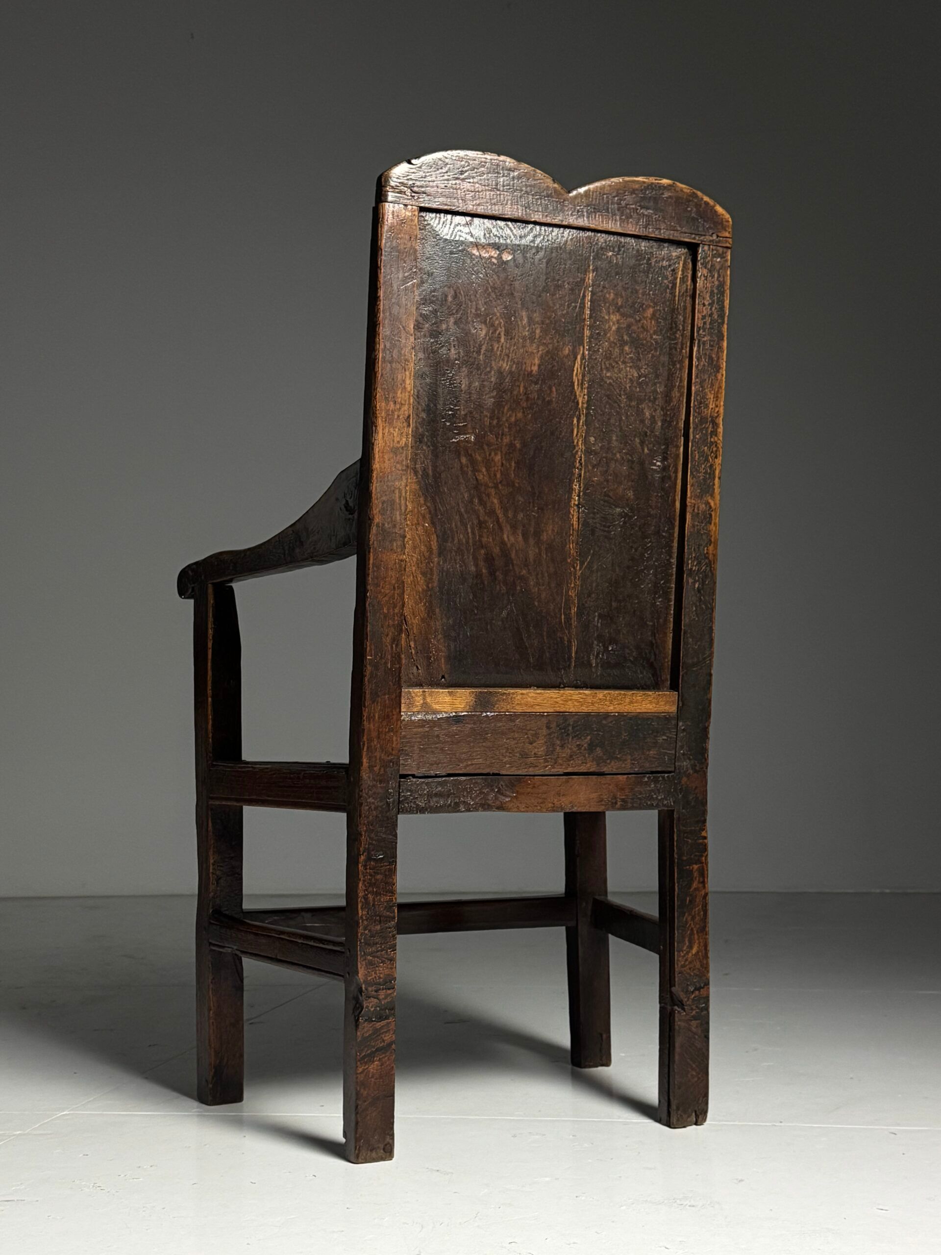 Chaise anglaise en chêne, 1650-1670