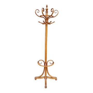 Wall-mounted coat rack in the Thonet style, circa 1900