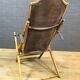 Antique safari campaign lounge folding chair, Spain 19th century