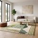 Handwoven natural wool rug 150/250 cm