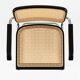 Cesca B64 black armchair after Bauhaus Marcel Breuer, Italy