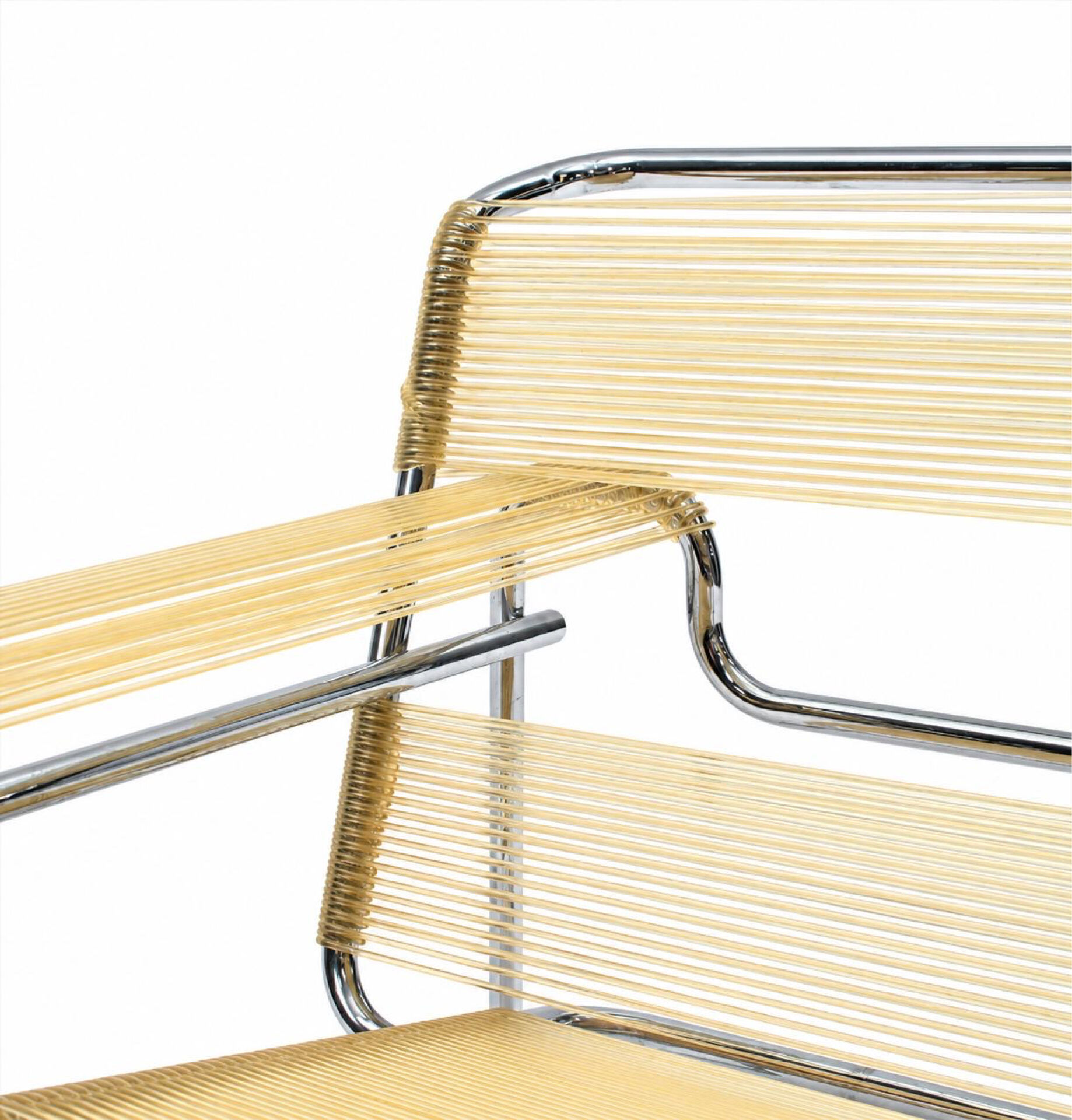 Chaise Wassily "Spaghetti" B3 Cesca par Marcel Breuer