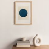 Peinture sur papier - H609 - tableau signé Eawy