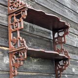 Ancienne étagère japonisante / de style extrême-oriental