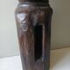 Old solid wood wine press screw, H 144 cm, Weight 37.5 kg