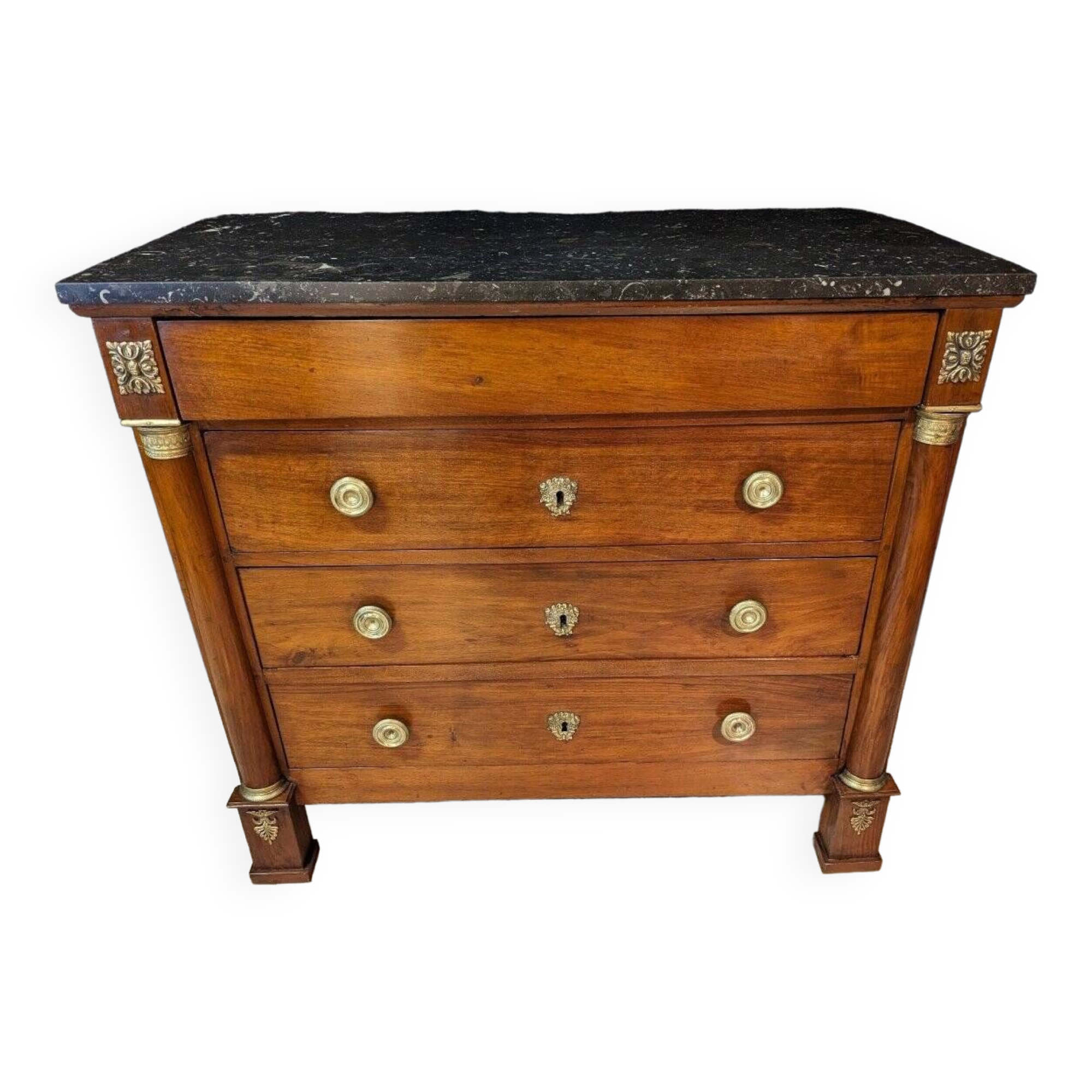 Empire Mahogany Commode