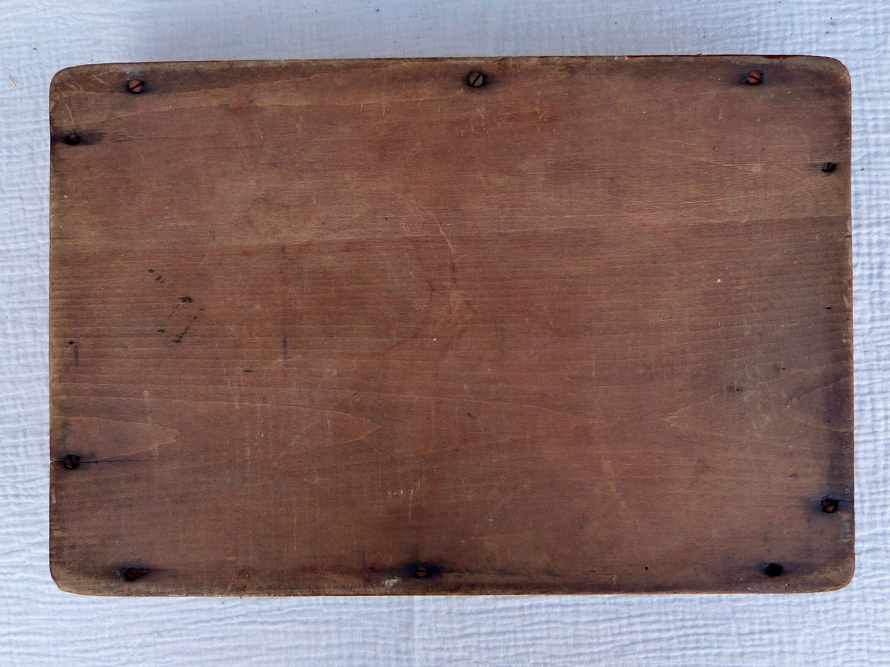 Art Nouveau marquetry tray