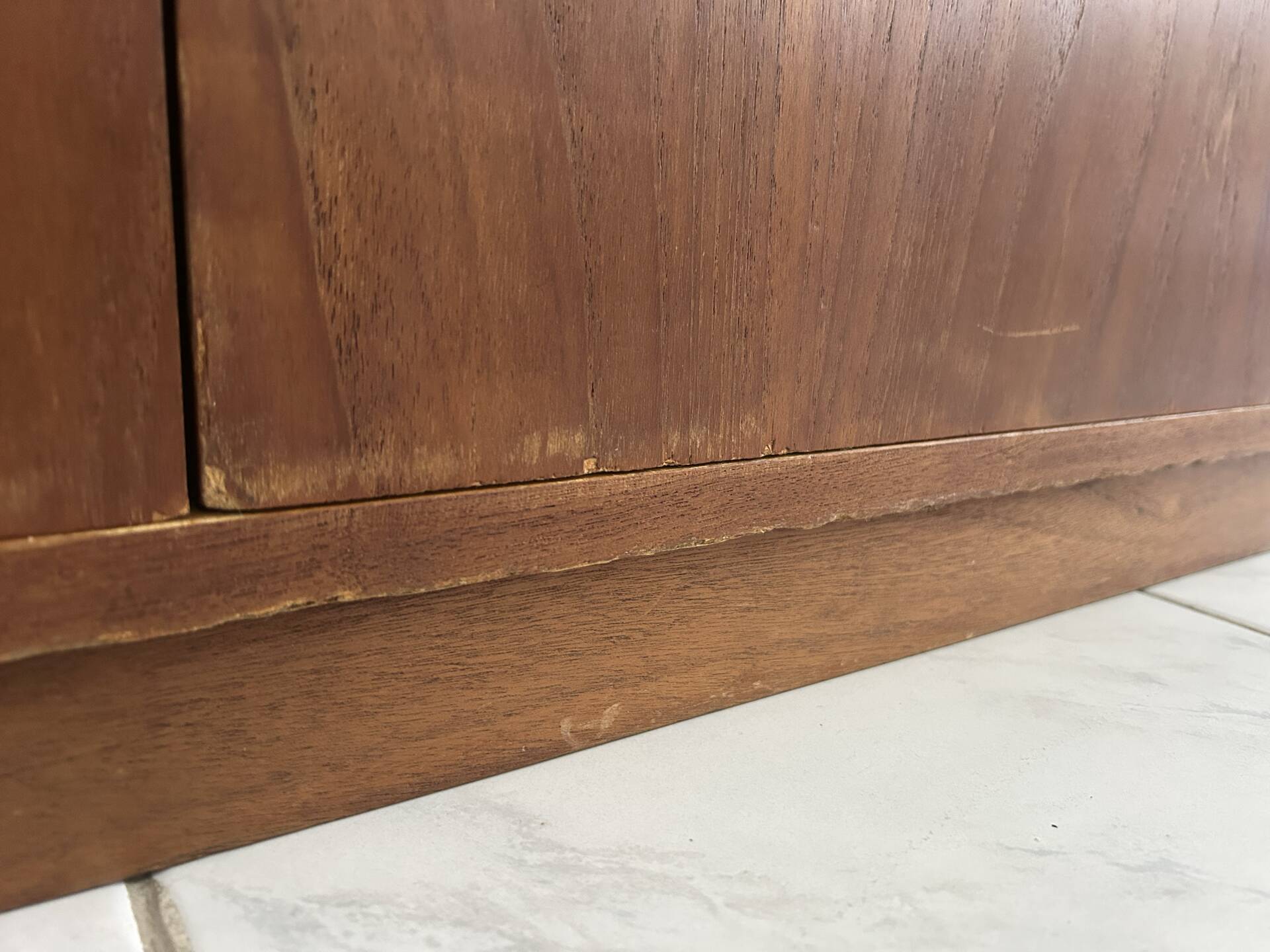 Vintage mid century modern bookcase Scandinavian style