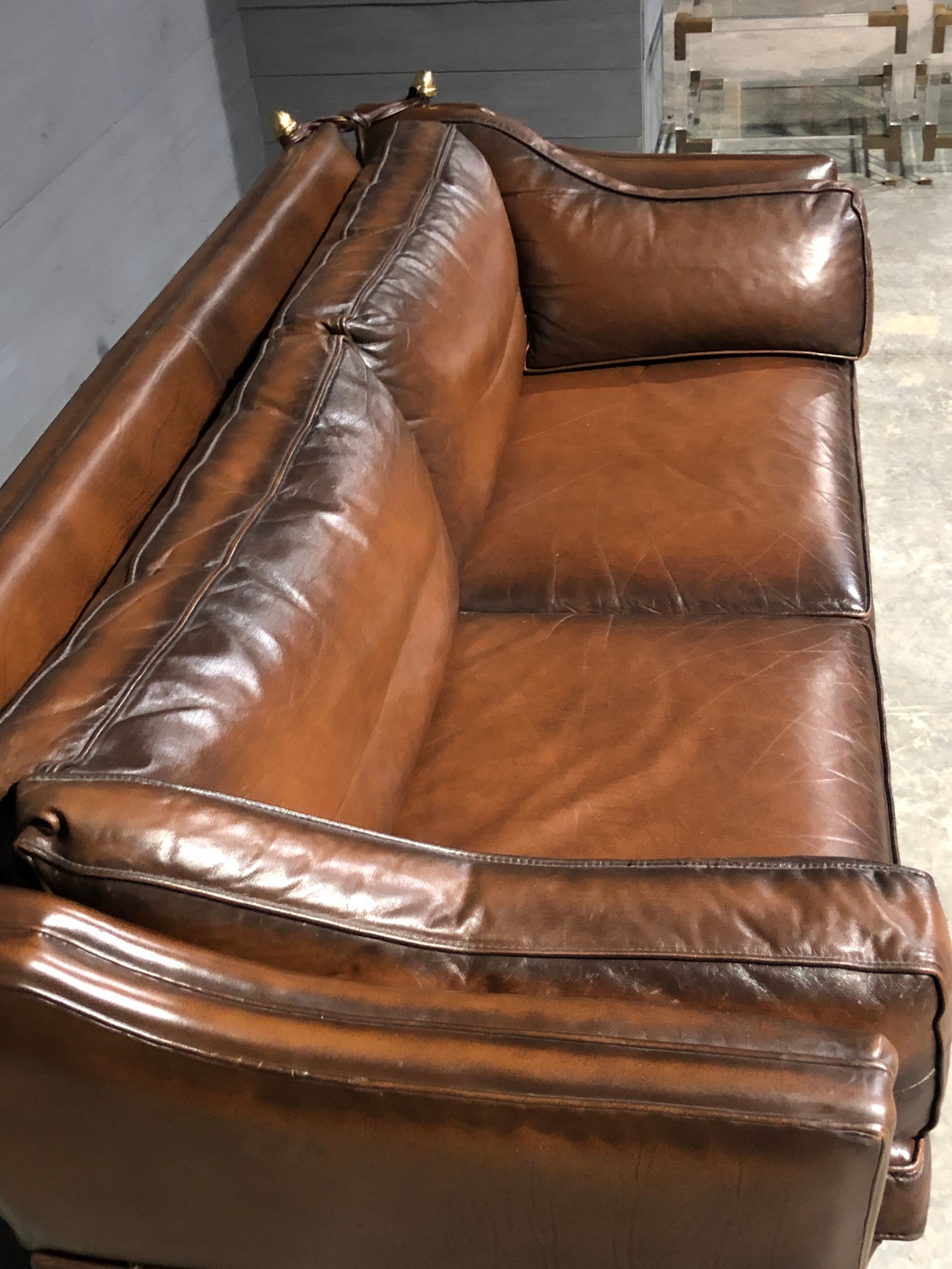 Leather sofa