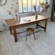 Table de ferme en chêne 2m