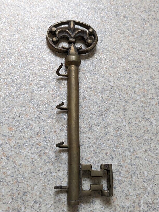 Brass keychain