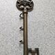 Brass keychain