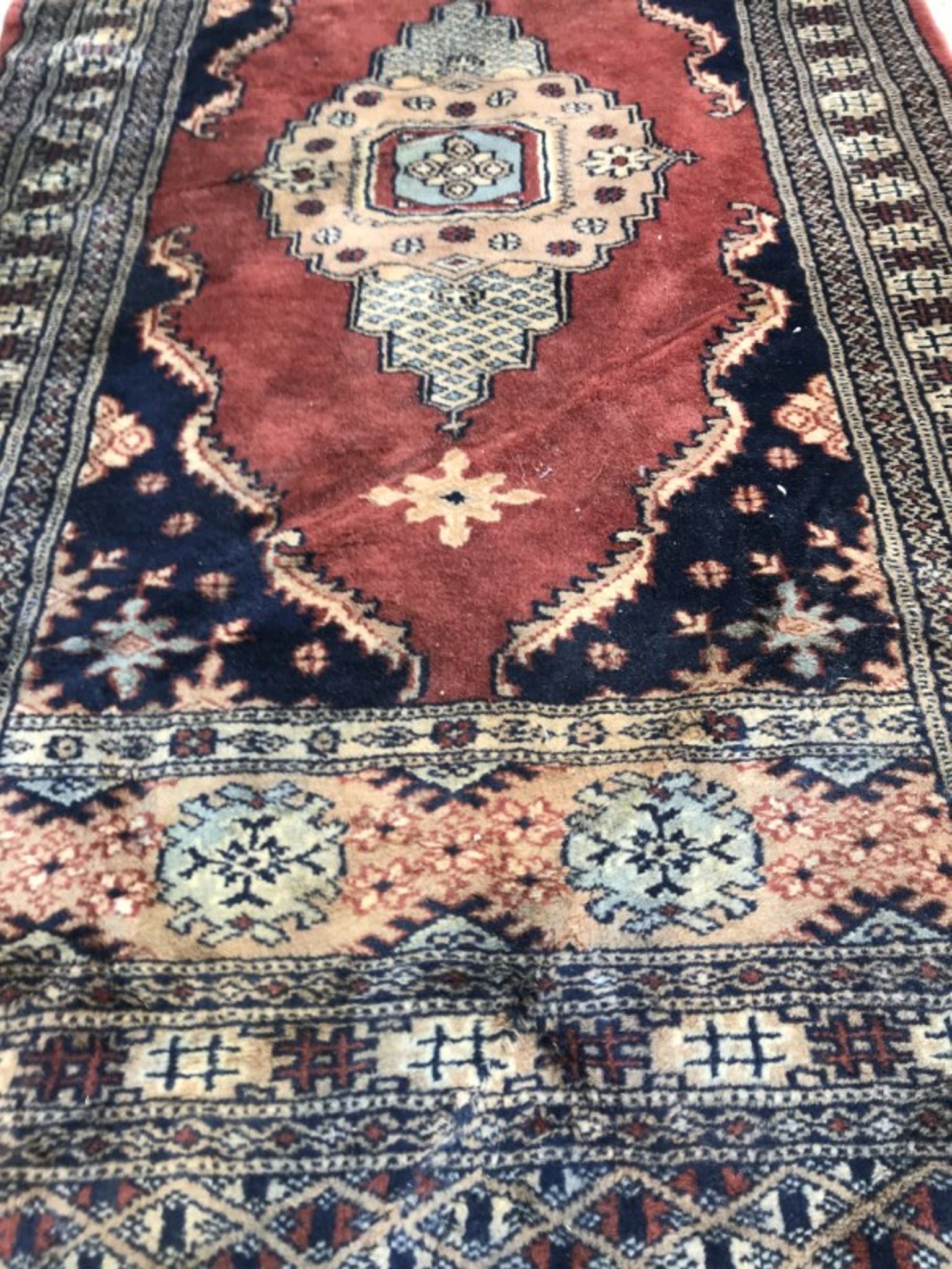 Carpet vintage pakistan corridor made hand 80 X 250 CM