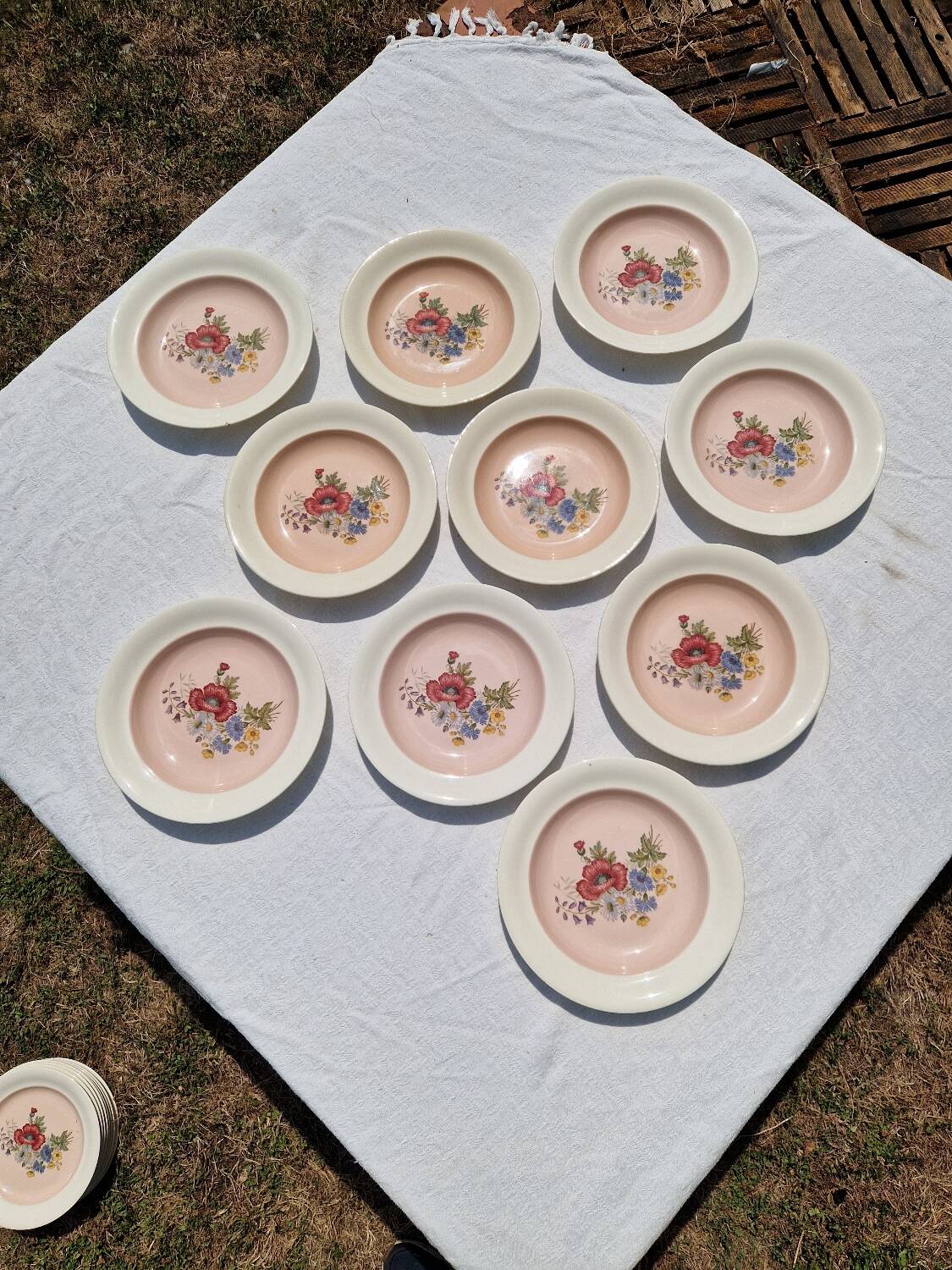 10 Vintage Villeroy & Boch Soup Plates Model 1584