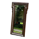 Corner mirror - wood and gilded brass - Napoleon style