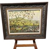 Scene from life in oil, from Bali