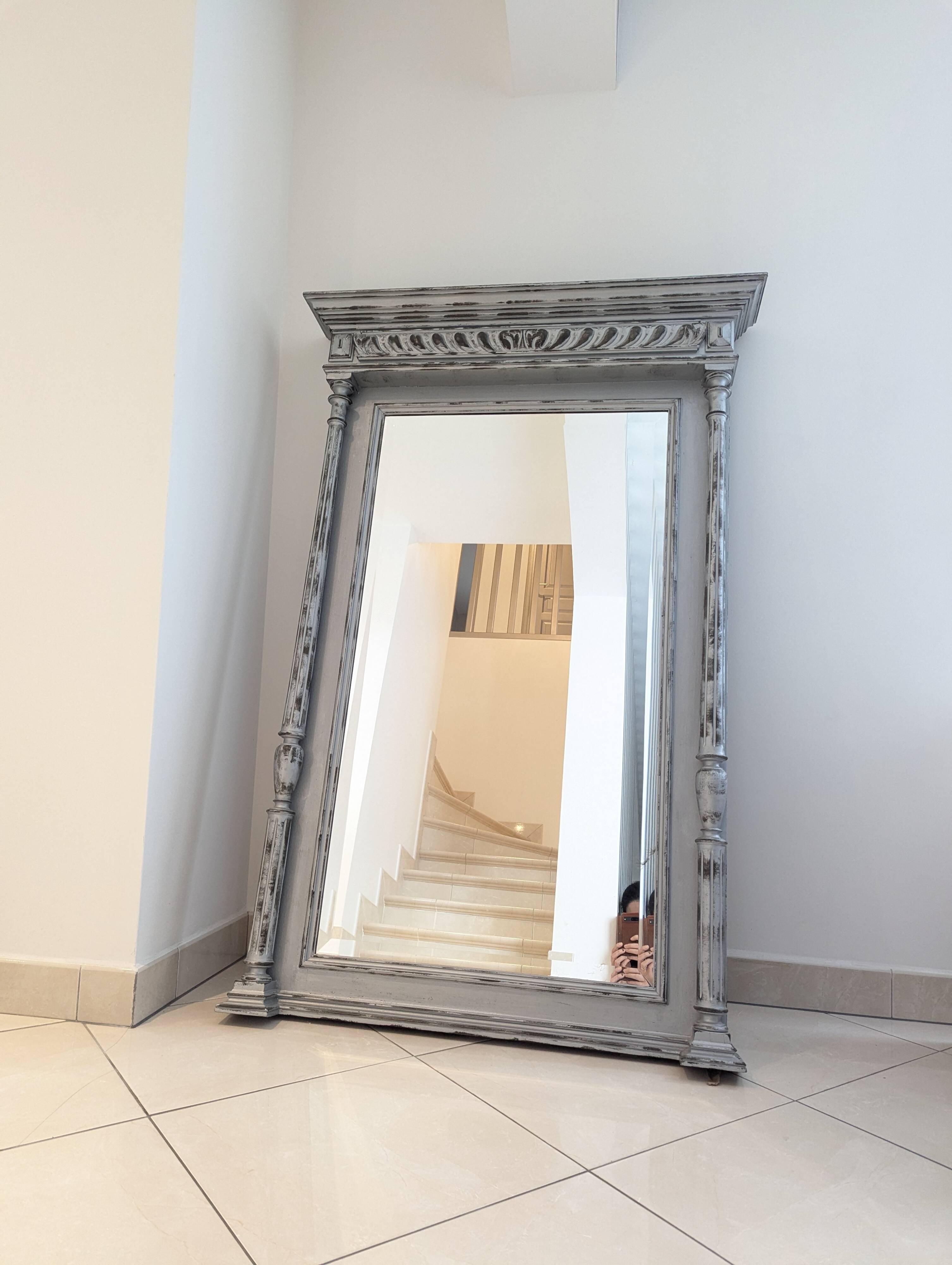 Renovated antique mirror