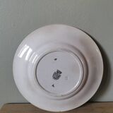 Vintage Sarreguemines Digoin France plate beaten with deer