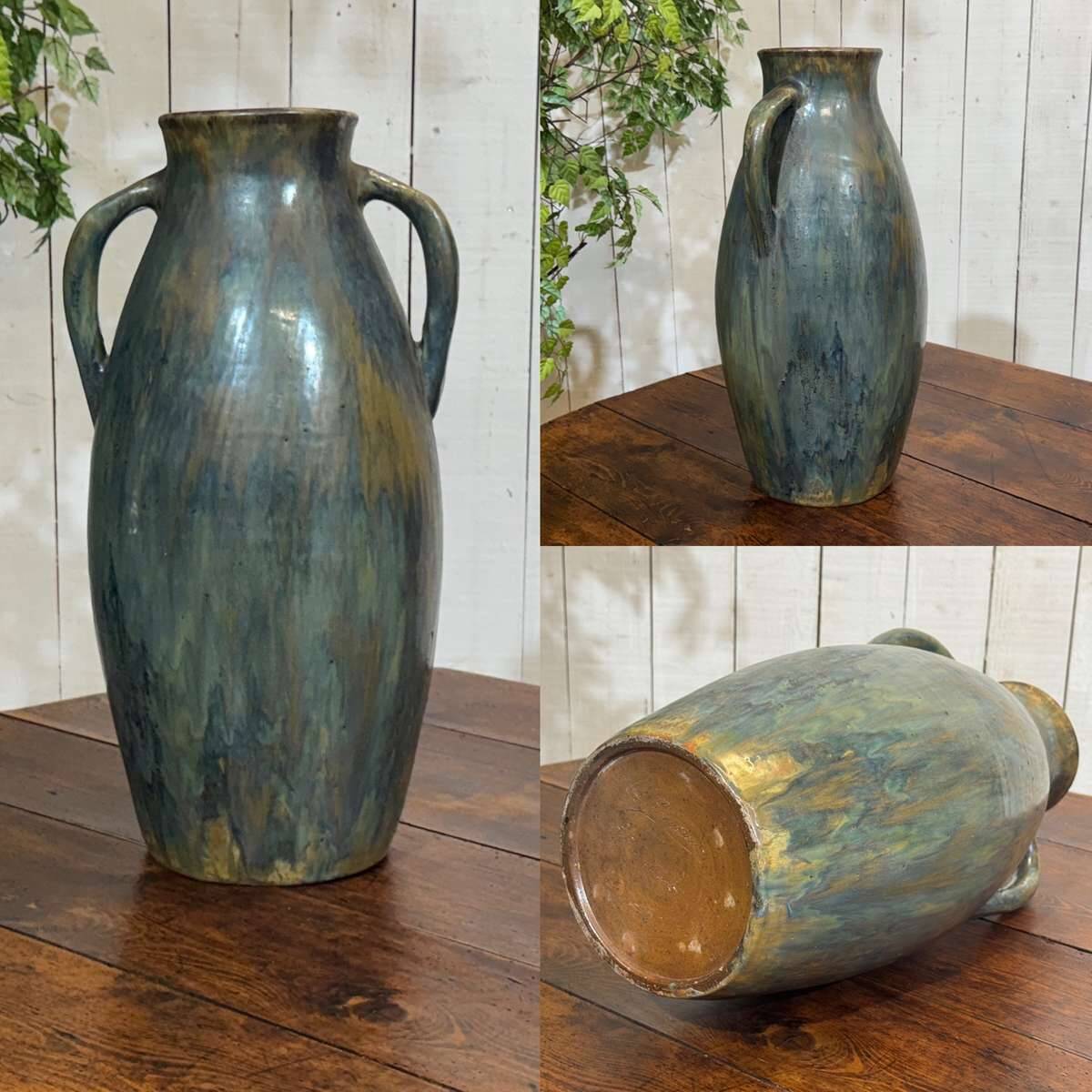 Large stoneware vase signed Léon Lempereur, work from the 1950s.