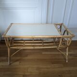 Rattan coffee table