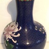 Vase Bleu Laiton