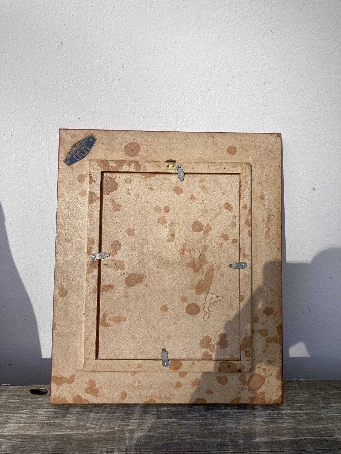 Marquetry wooden frame 30x36