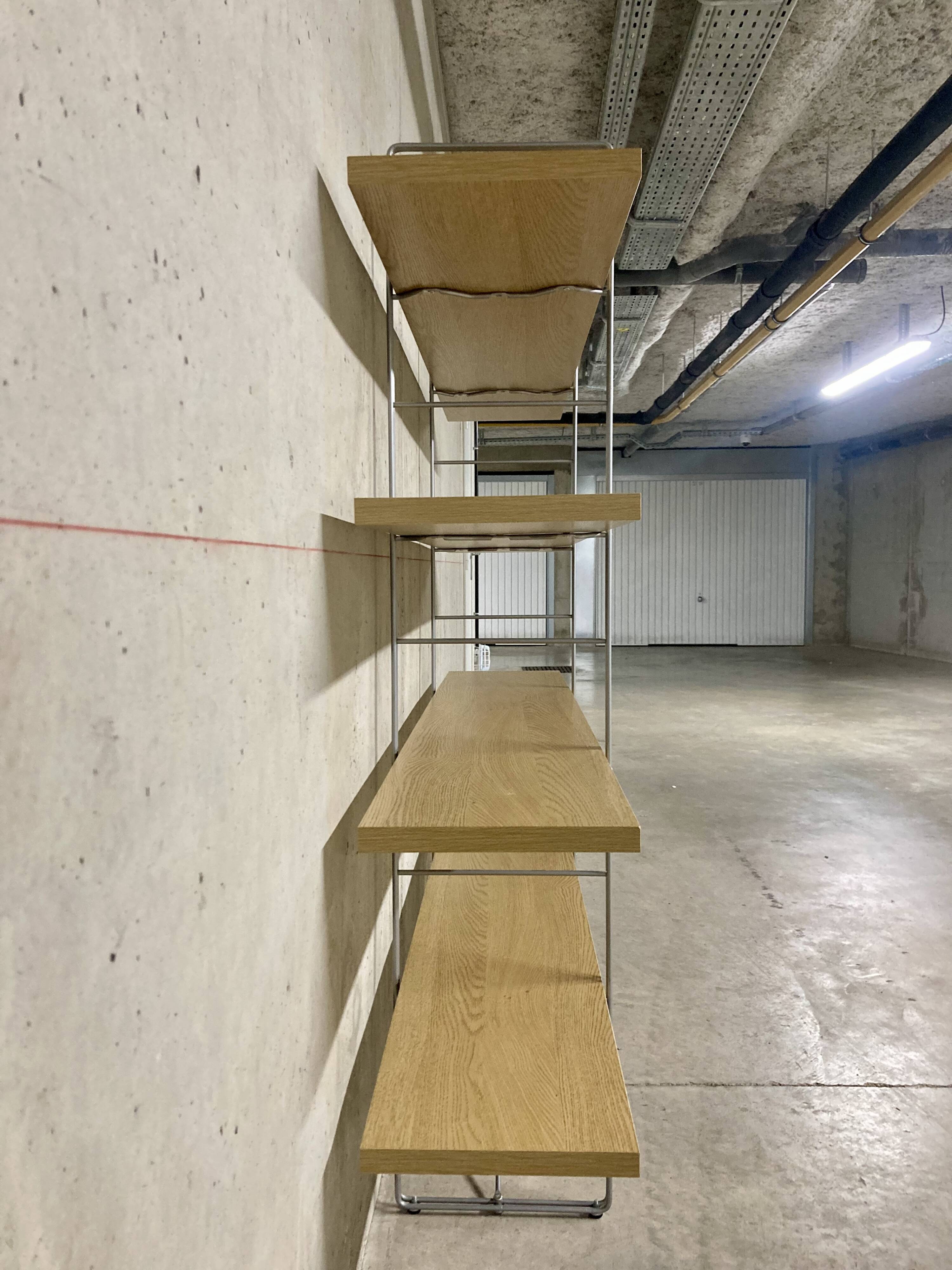 Enetri shelving system vintage oak Niels Gammelgaard for Ikea