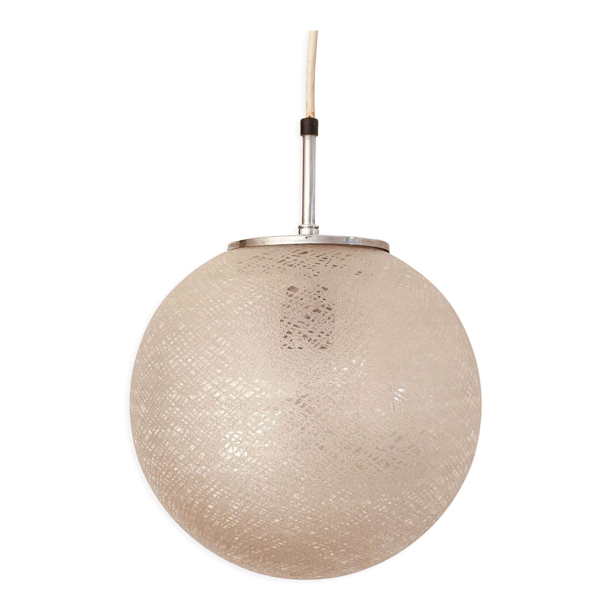 Suspension globe 25 cm Glashutte Limburg, 1970