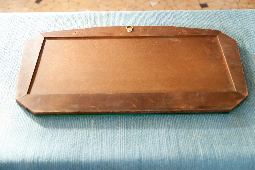 Art Deco oblique mirror 36x66cm