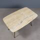Vintage coffee table in onyx and brass, design, Italy, 1950s-1960s