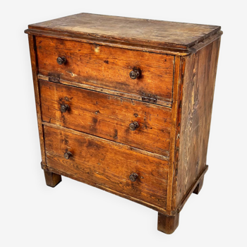 Commode ancienne en pin, 1900