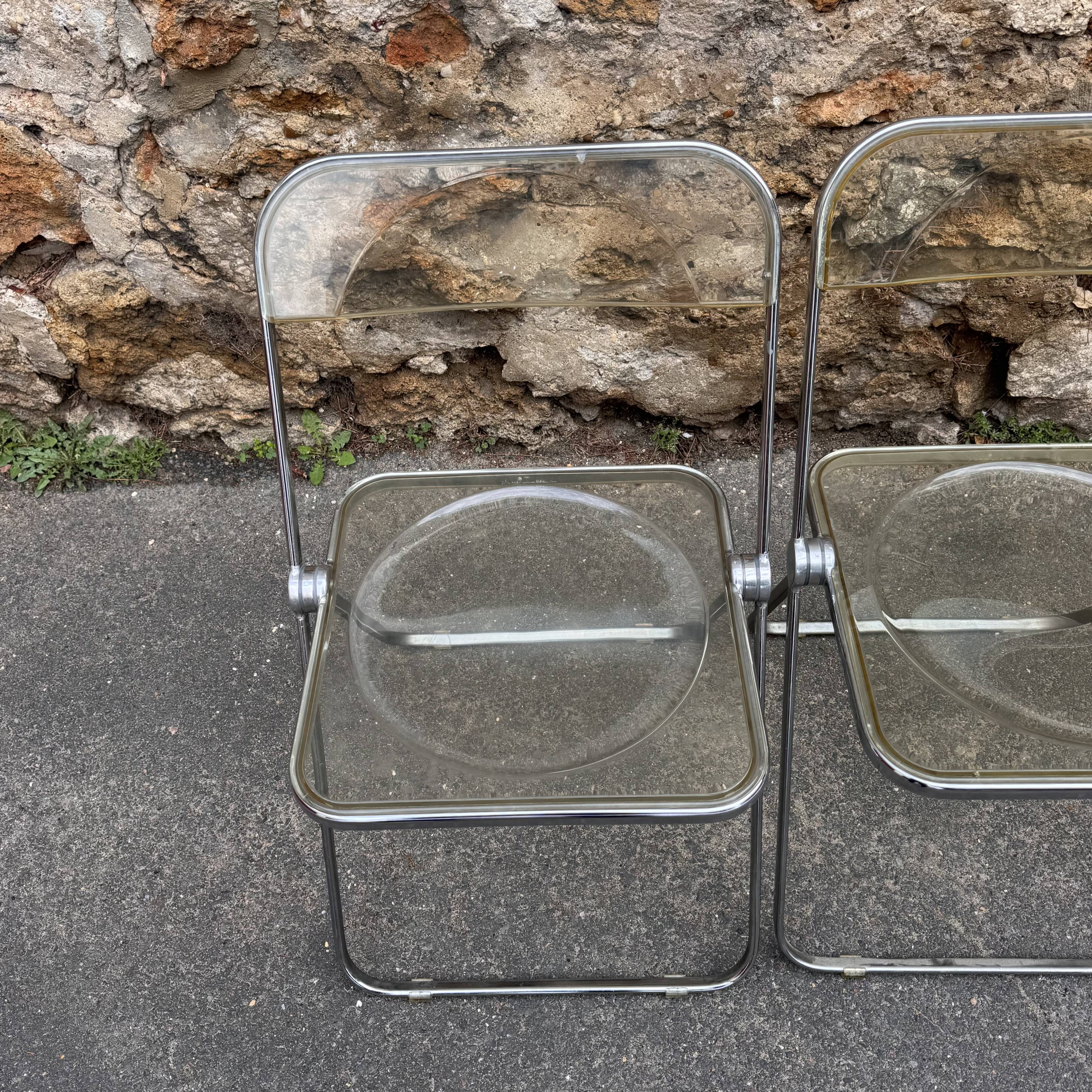 Plia Chairs - Giancarlo Piretti - Castelli edition