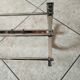 art deco coat rack in chrome metal