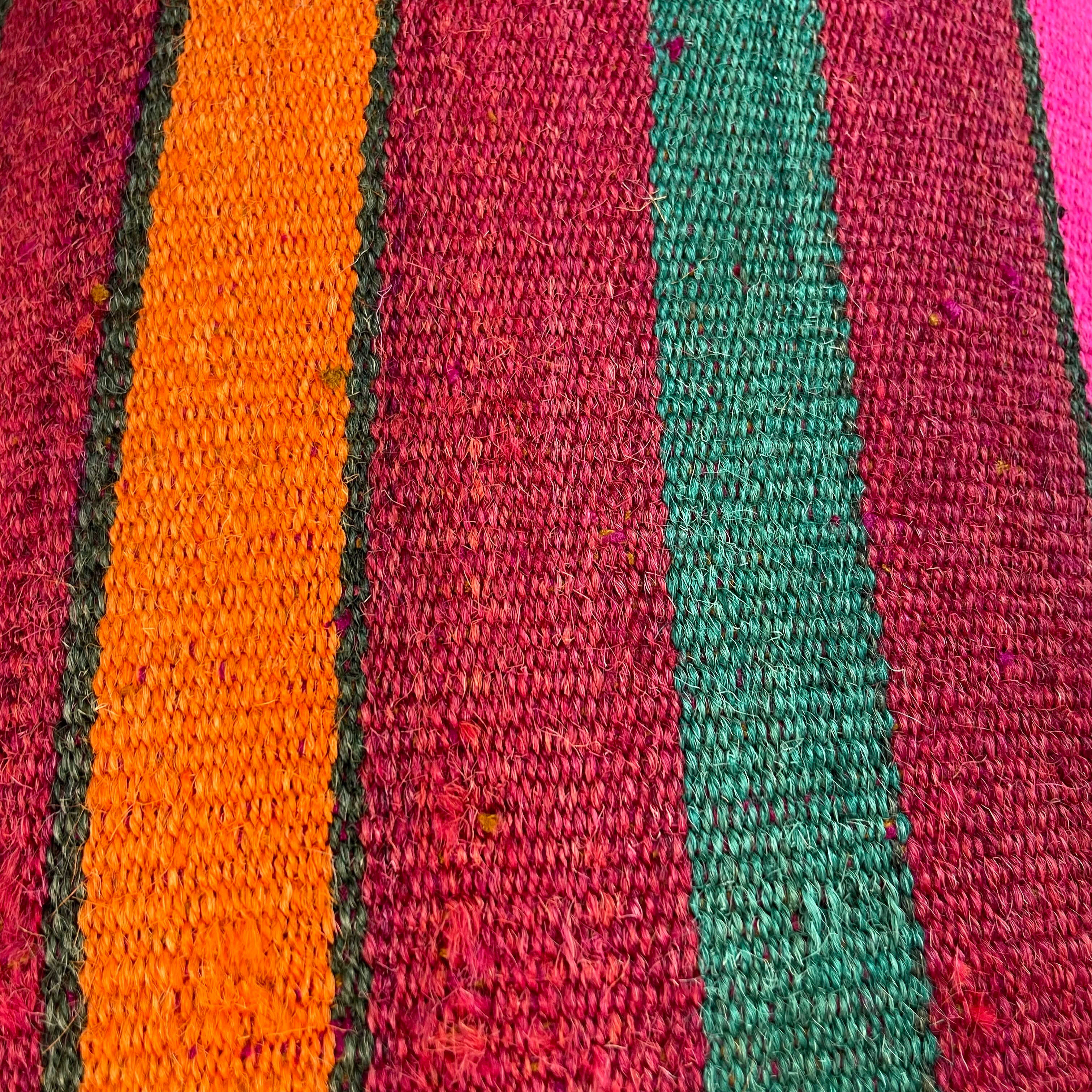 Vintage turkish kilim cushion cover, 30 x 50 cm