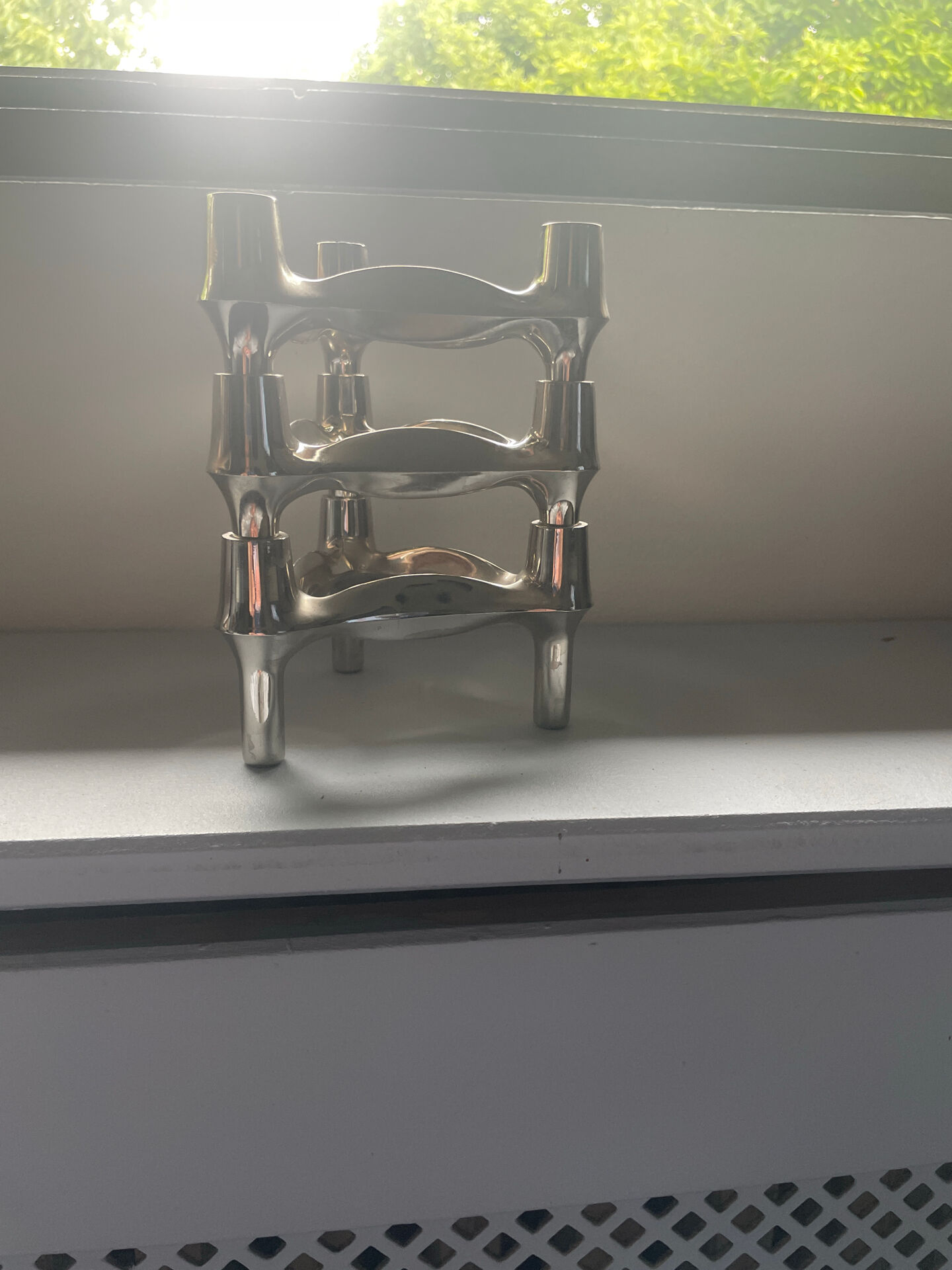 Vintage Nagel Stof candlestick model Bmf