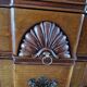 Double drop-leaf commode - Chippendale, Mahogany - Cherry wood