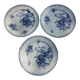 3 assiettes en terre de fer U&C Sarreguemines