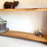 Vintage raw wood shelf