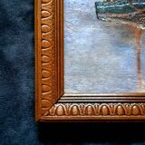 Impressionist painting - Marine Oil on canvas - 19th century - French Impressionist school